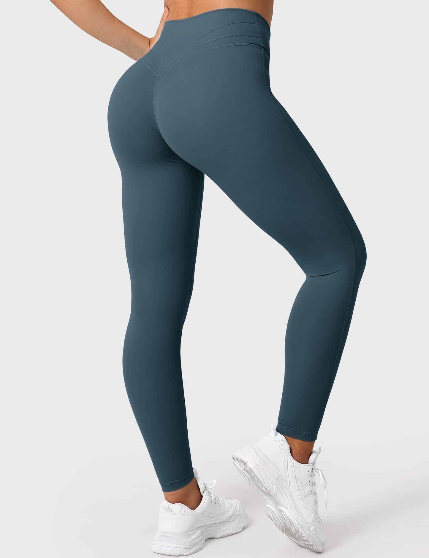Tebeary V-waistband Workout Leggings