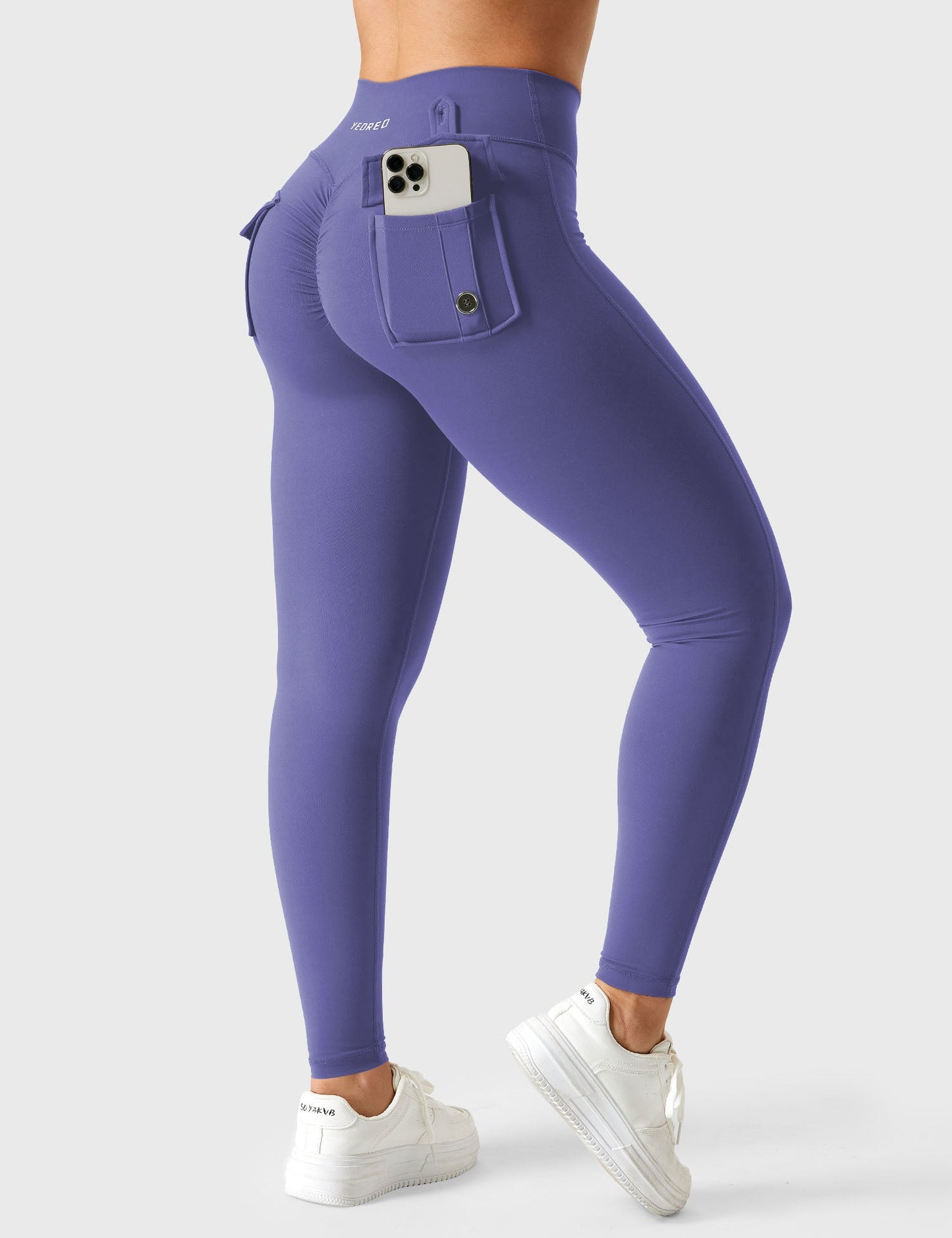 Tebeary V-waistband Charm Leggings