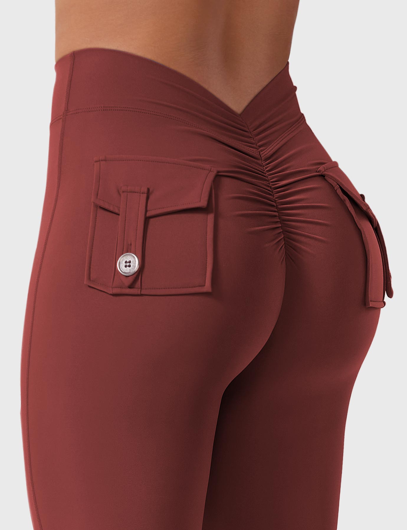 Tebeary V-Back Charm Leggings