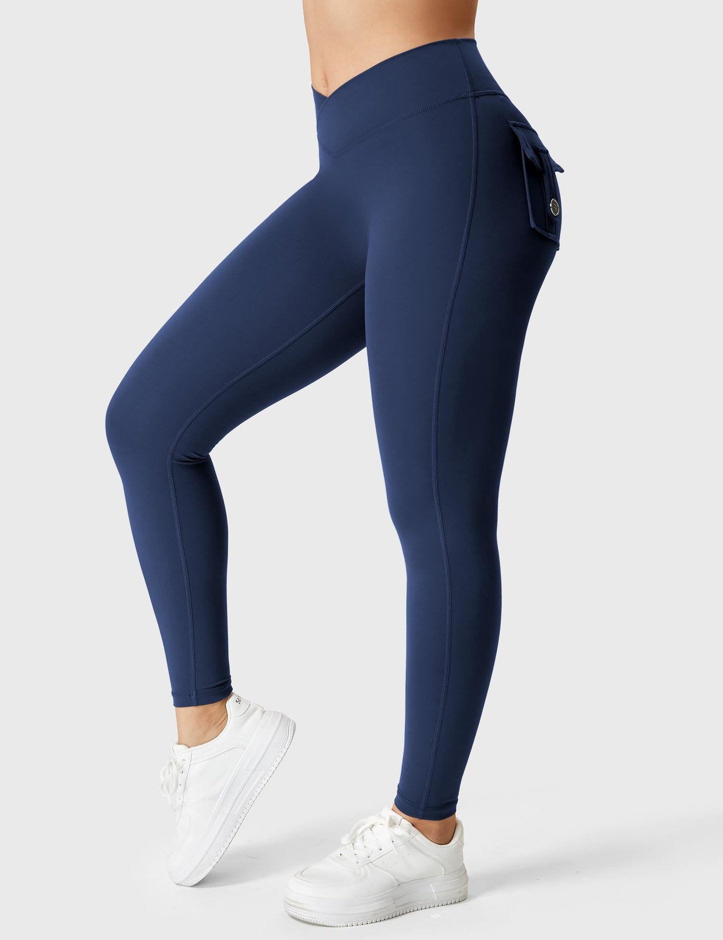 Tebeary V-waistband Charm Leggings