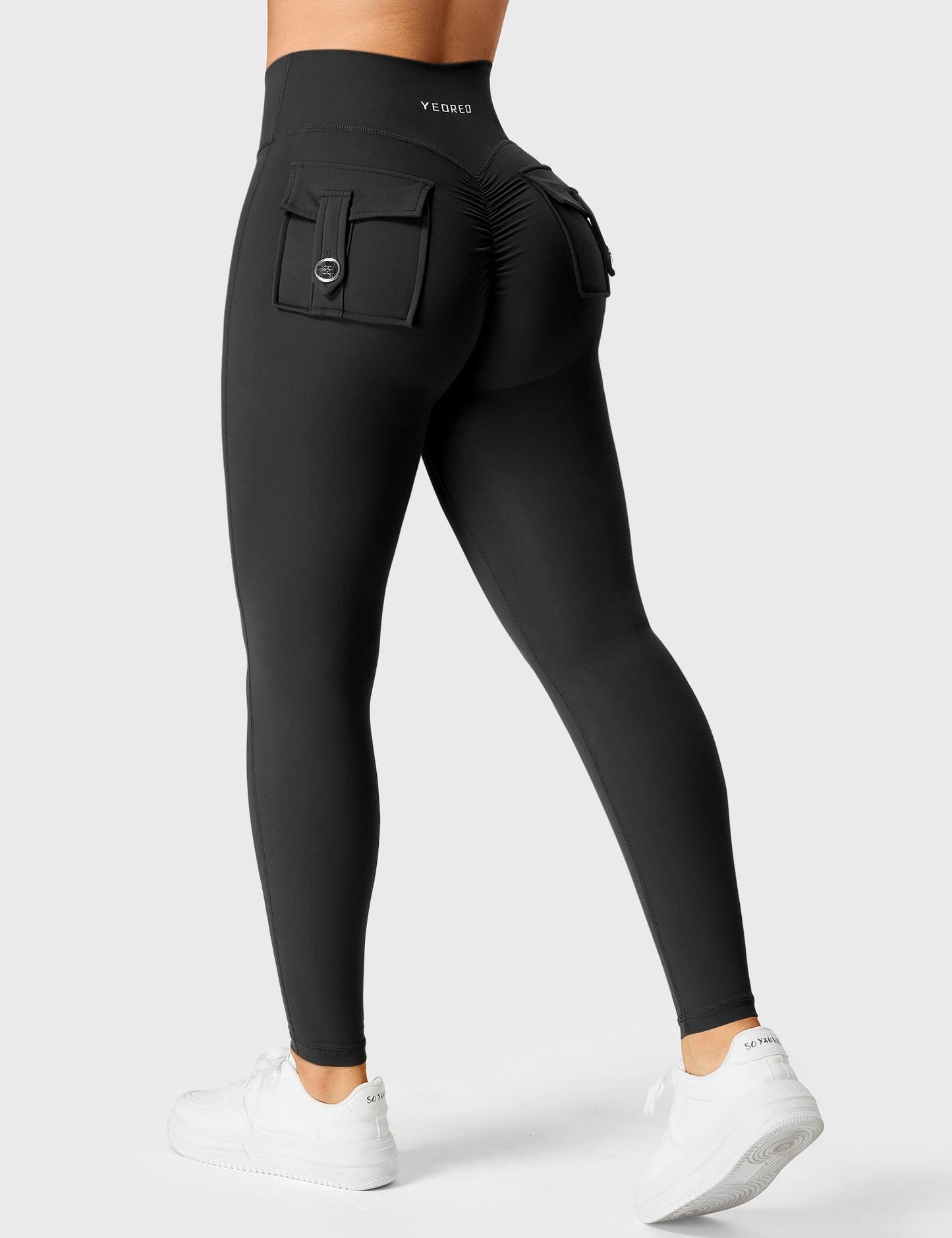 Tebeary V-waistband Charm Leggings