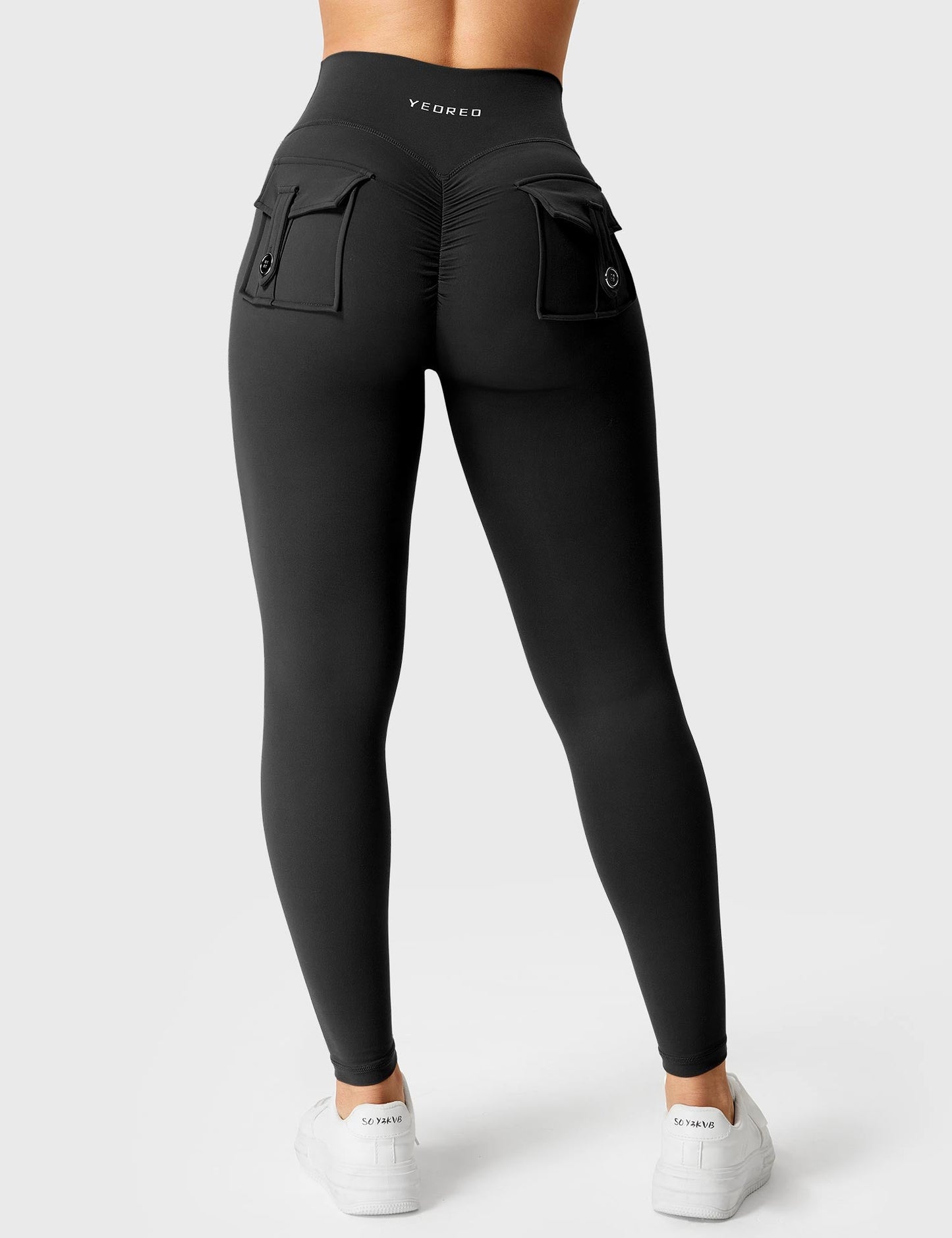 Tebeary V-waistband Charm Leggings
