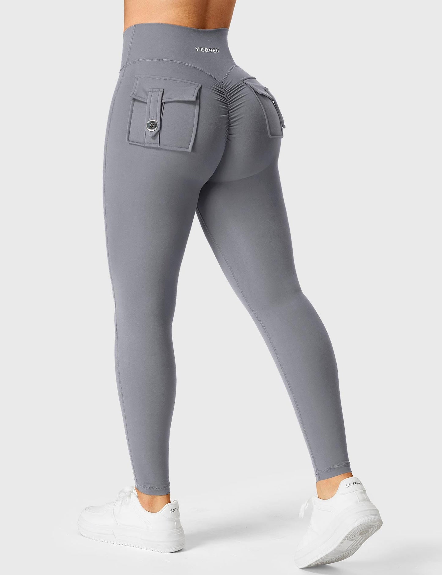 Tebeary V-waistband Charm Leggings