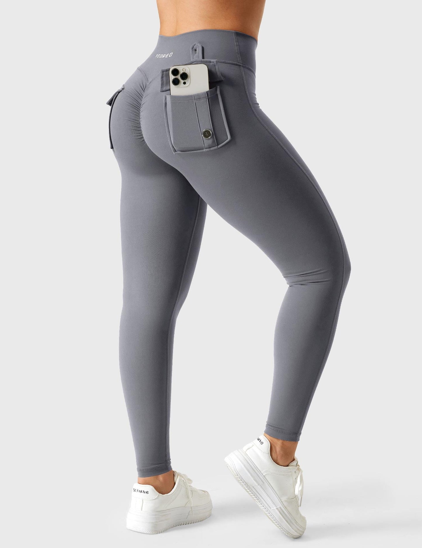 Tebeary V-waistband Charm Leggings