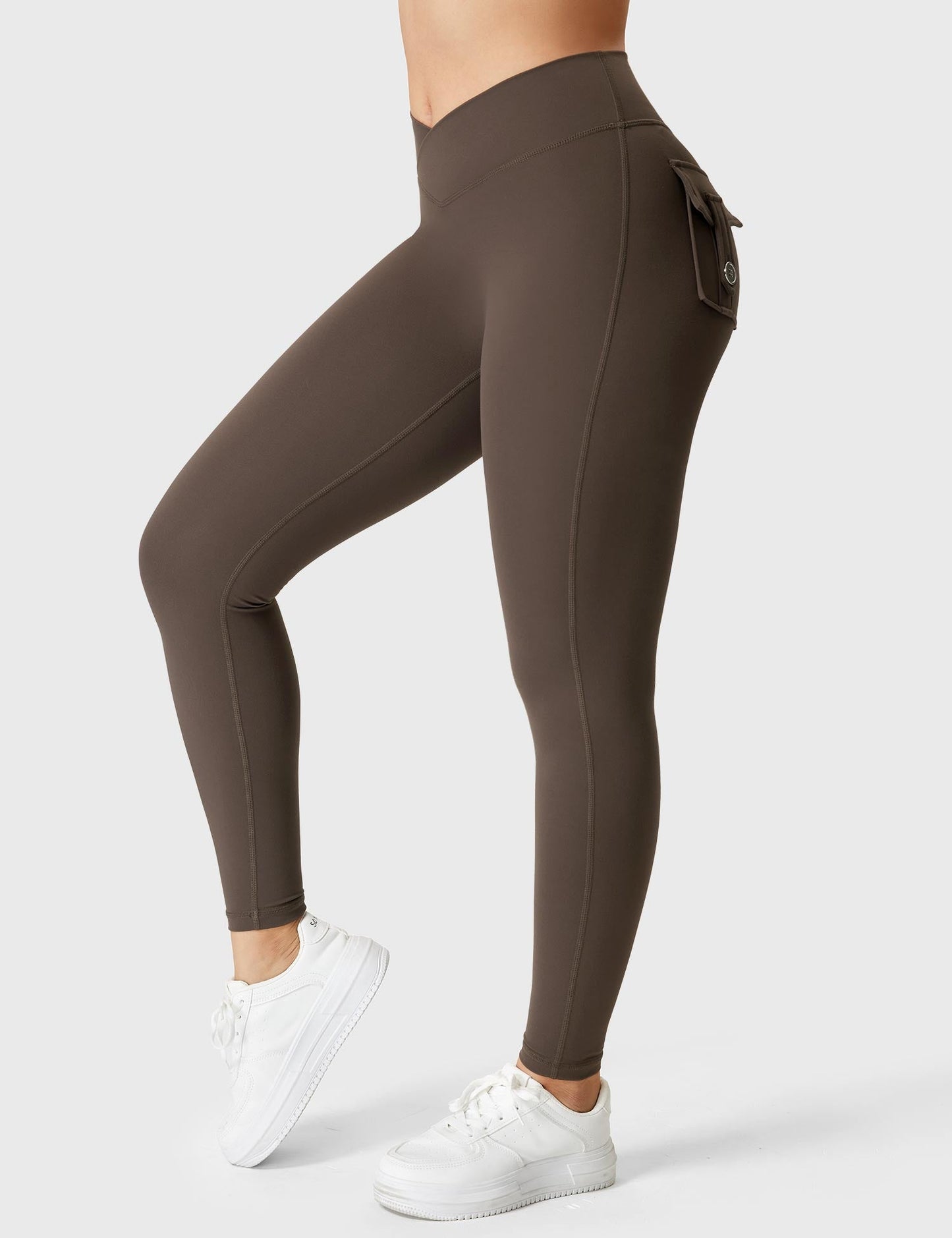 Tebeary V-waistband Charm Leggings