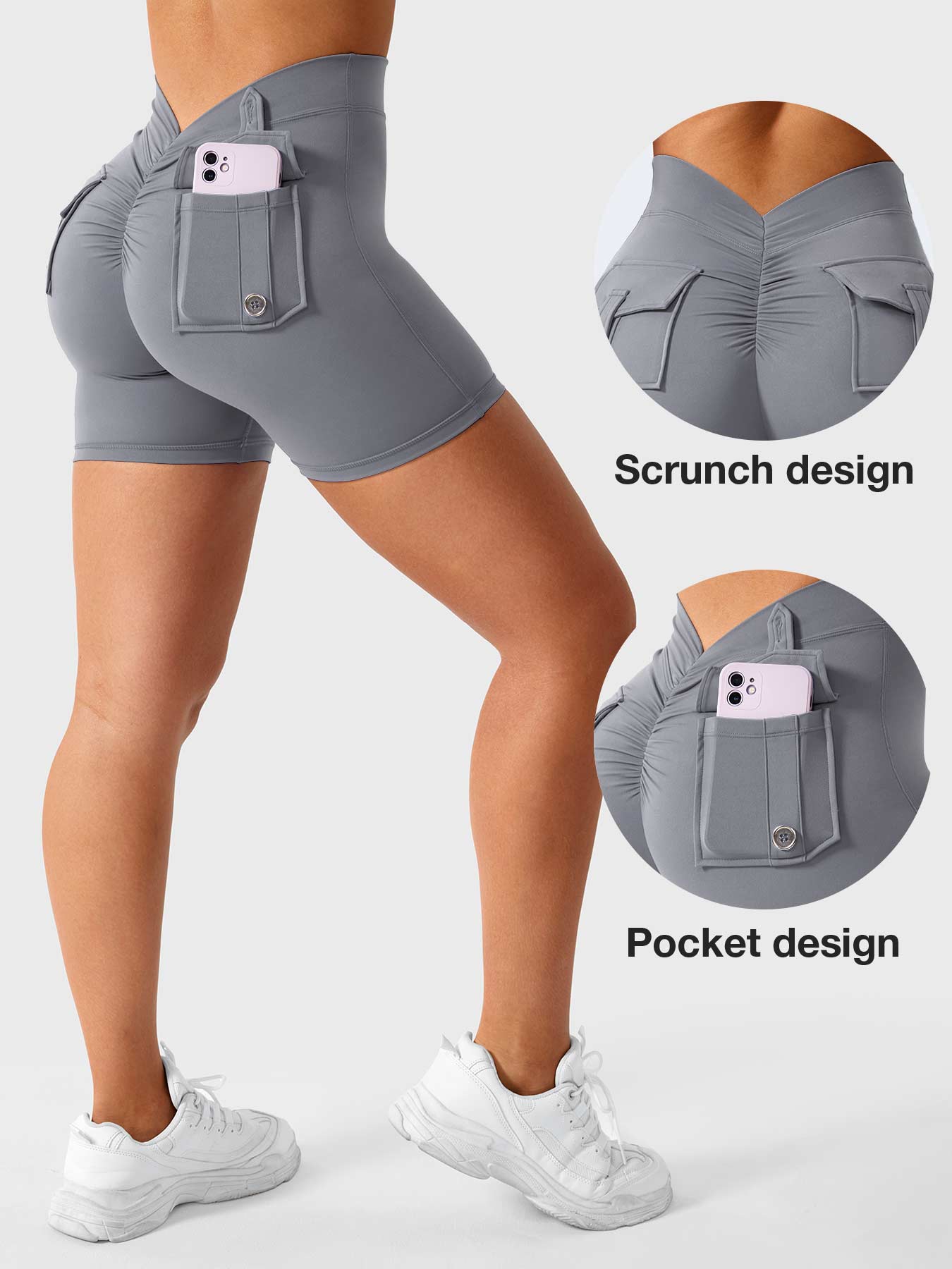 Tebeary V-Back Charm Shorts
