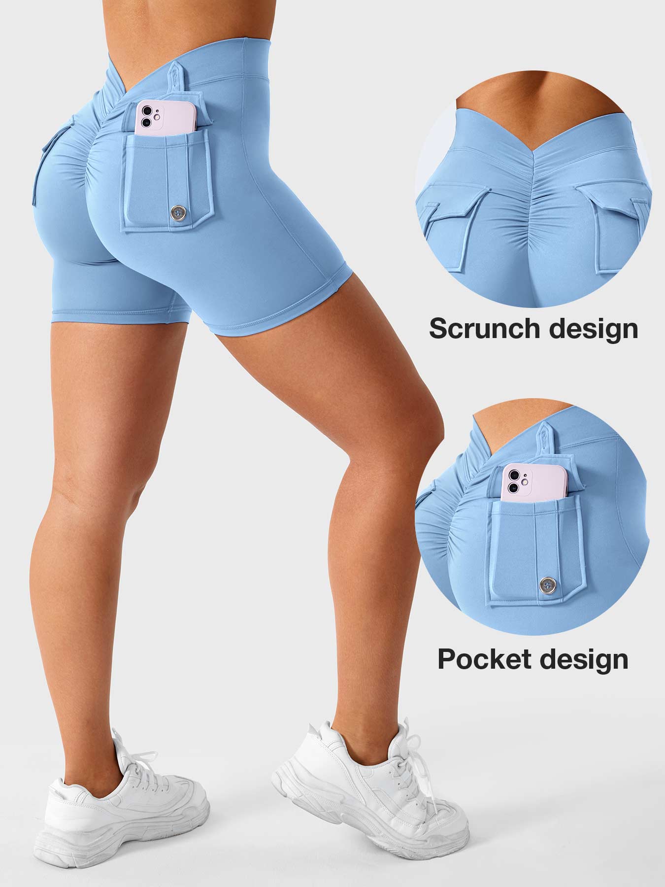 Tebeary V-Back Charm Shorts
