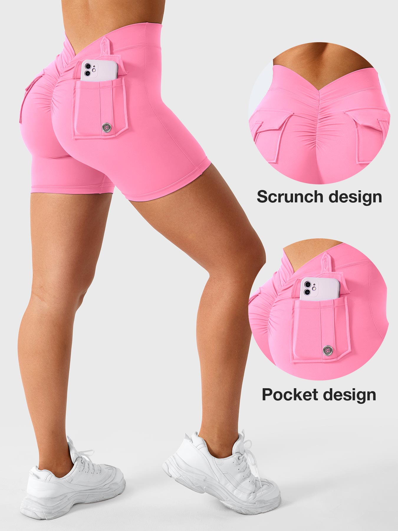 Tebeary V-Back Charm Shorts