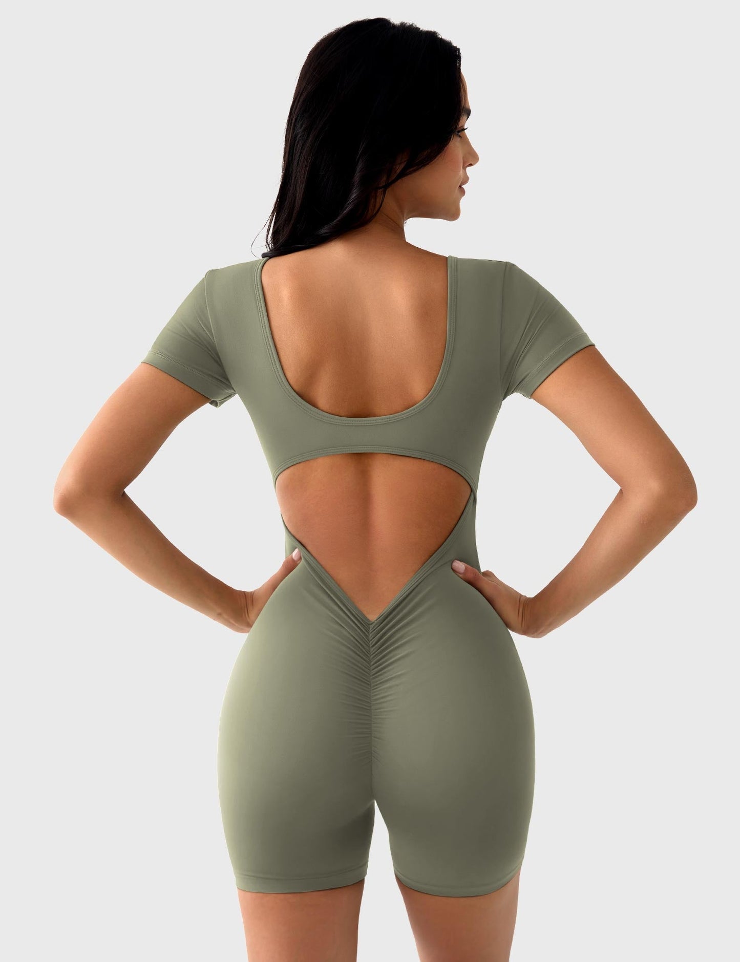 Tebeary Short Sleeves Romper